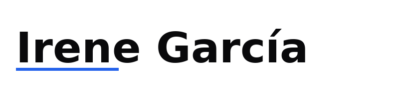 Irene García logo